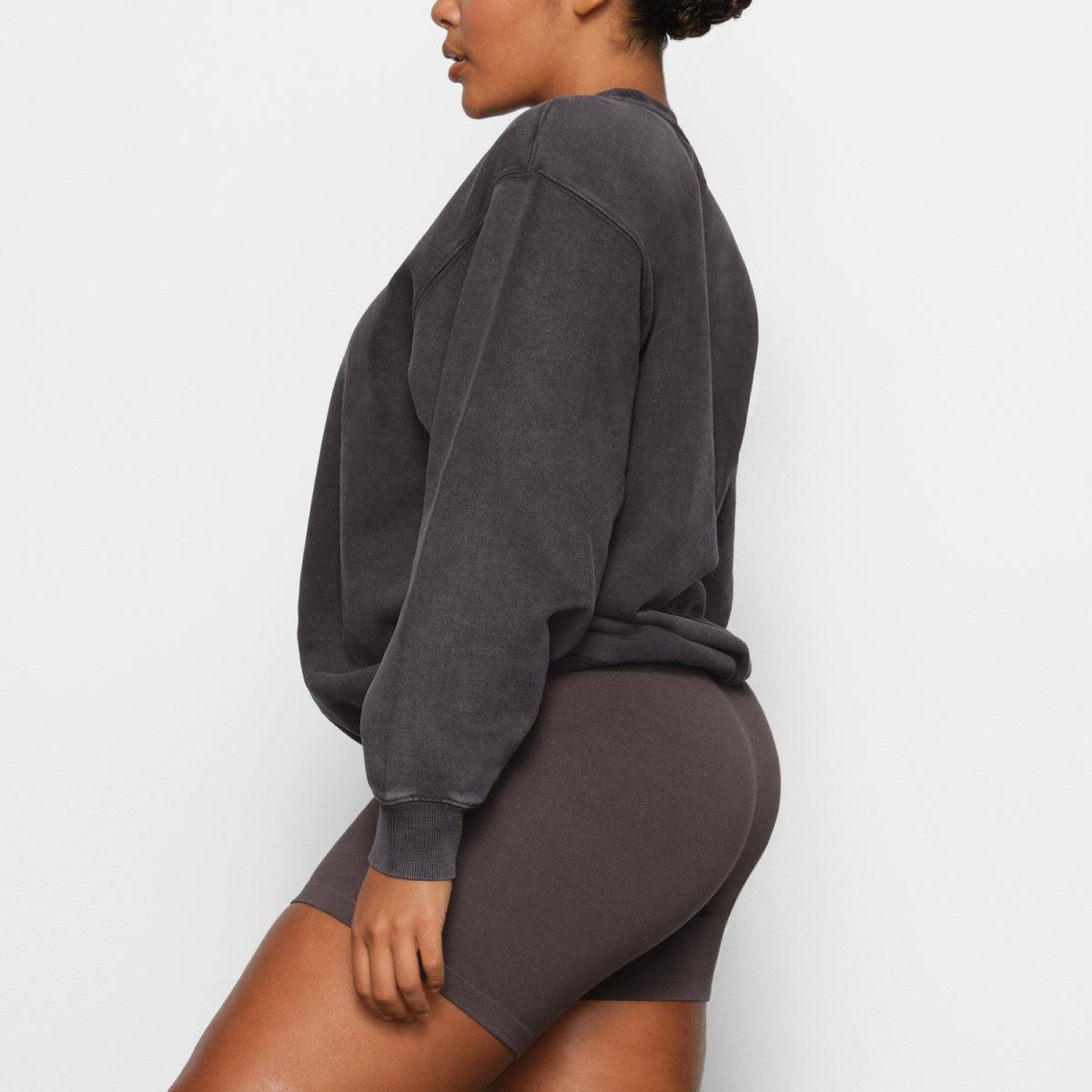 UNISEX BOYFRIEND FLEECE  CREW NECK PULLOVER