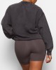 UNISEX BOYFRIEND FLEECE  CREW NECK PULLOVER