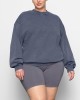 UNISEX BOYFRIEND FLEECE  CREW NECK PULLOVER