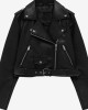 VOGUE INTERNATIONALS Between-Season Jacket in Black Design & Extras