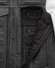 Men's Cafe Style Leather Jacket 