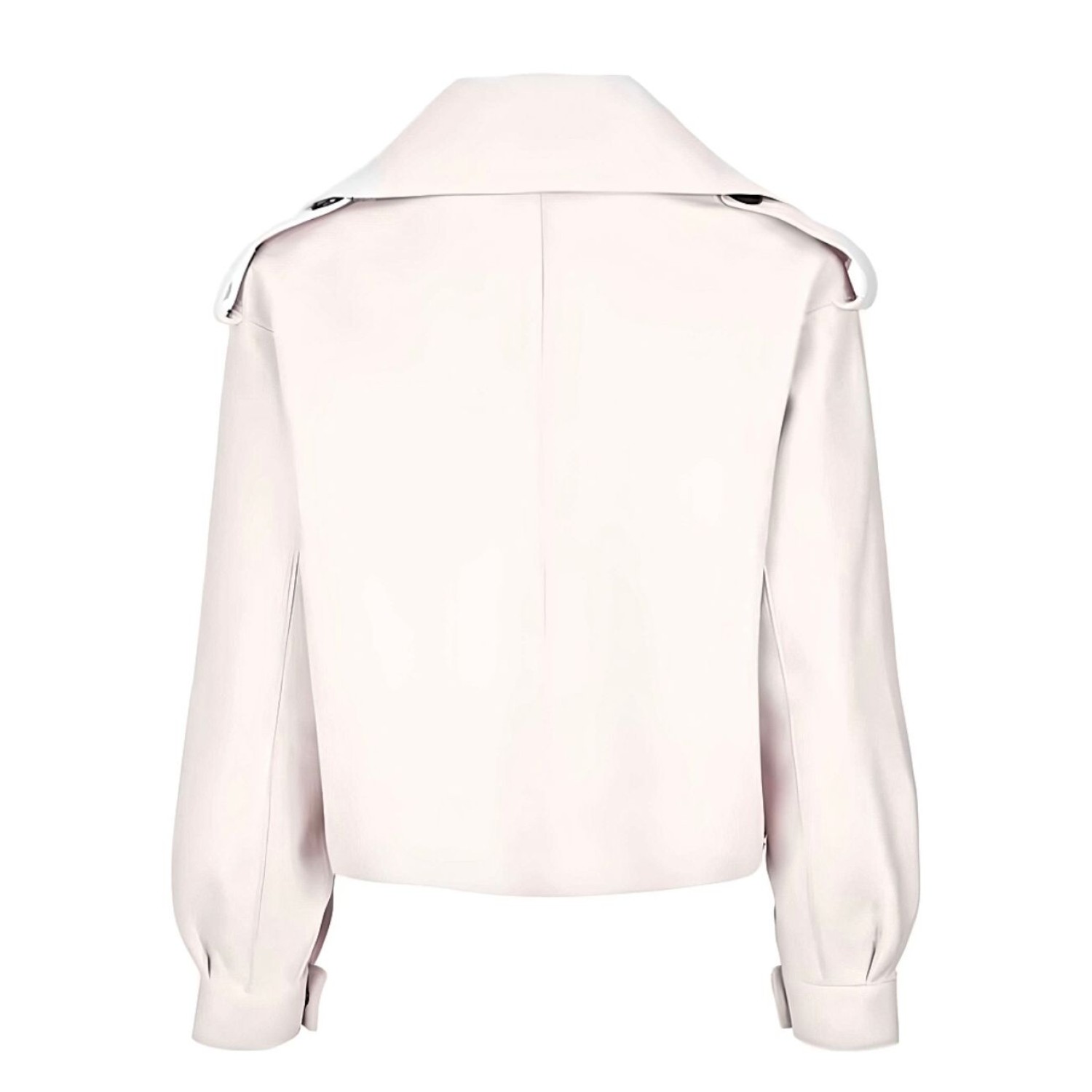 OVERSIZED LEATHER JACKET OFF-WHITE