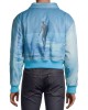 vogue internationals premium Leather Bomber Jacket