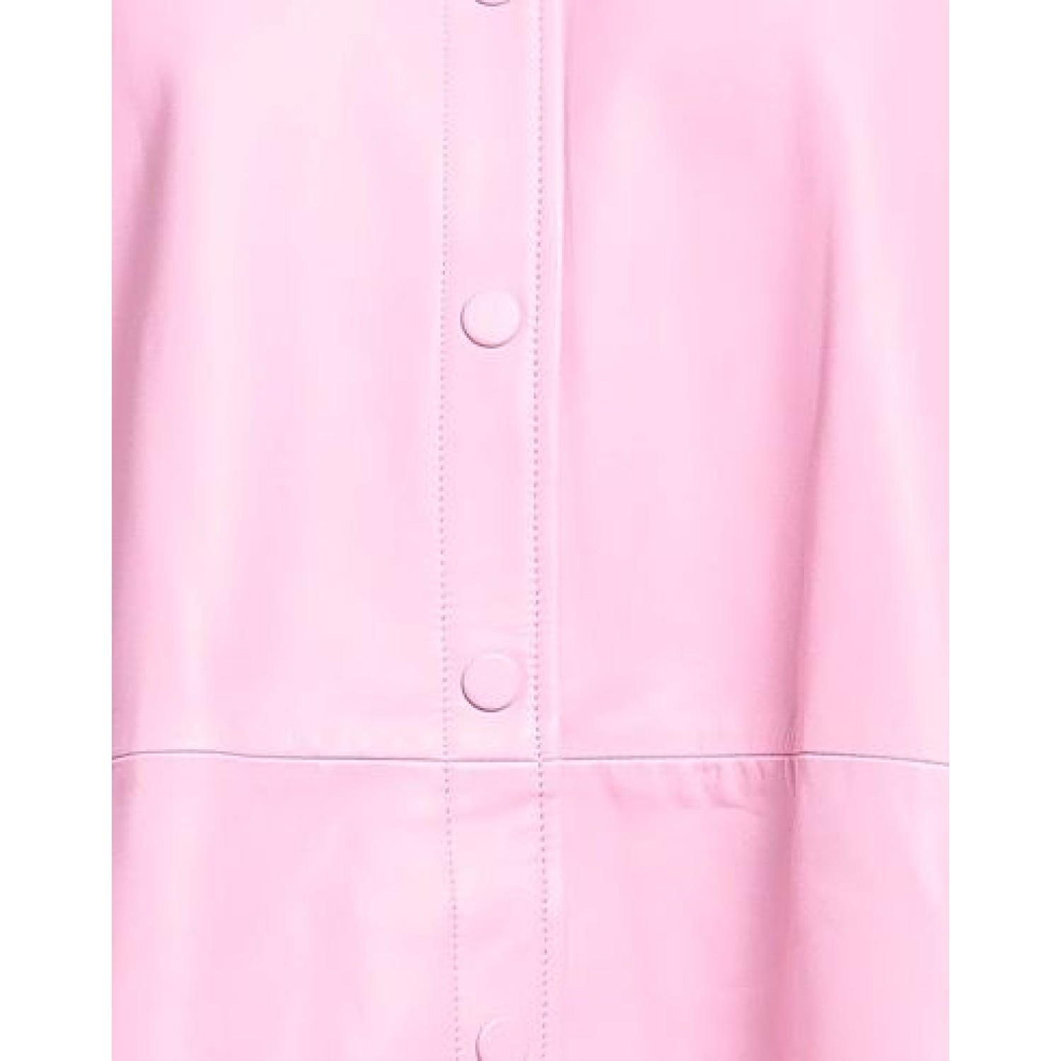 pink Solid color shirt in leather
