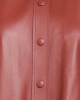 brown color shirt in leather